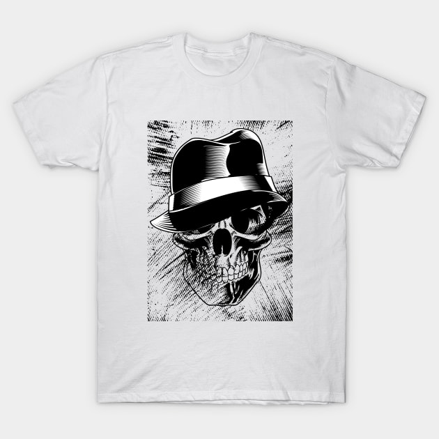 Skeleton head T-Shirt by Abu Muorad